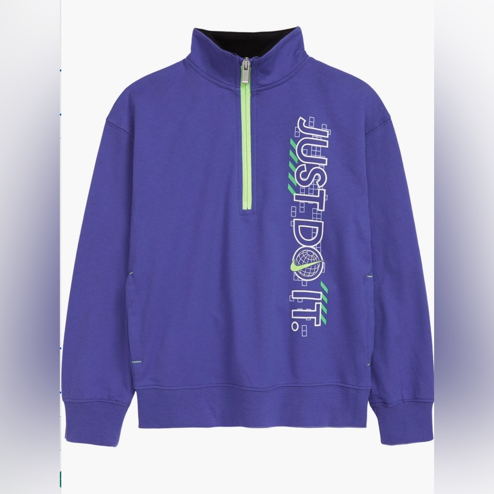 NIKE kids half zip pullover